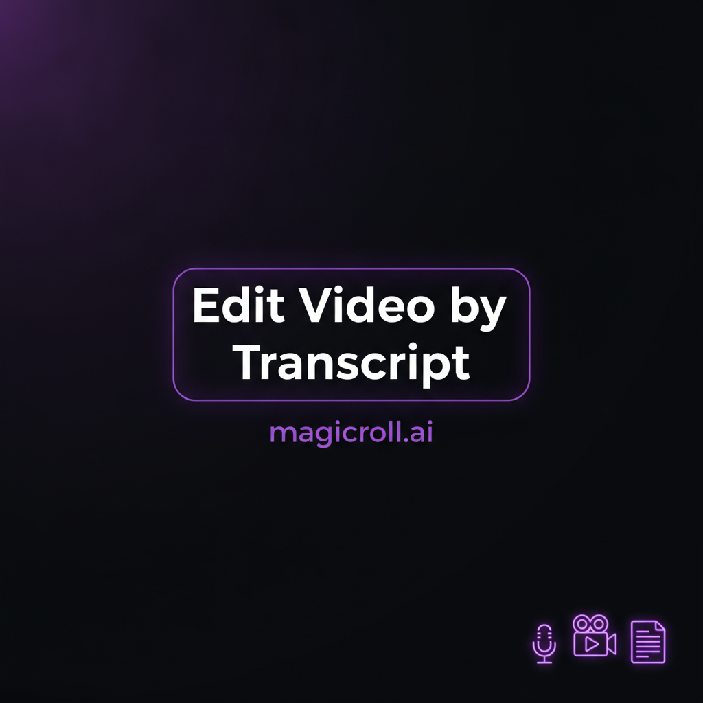 How to Edit a Podcast Video by Editing the Transcript in 2026: A Complete Guide by Magicroll