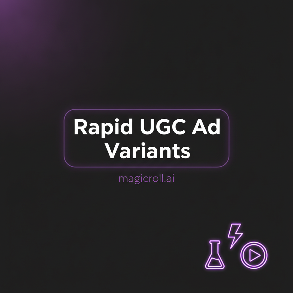 How to A/B Test 20 UGC Ad Variants in a Single Day
