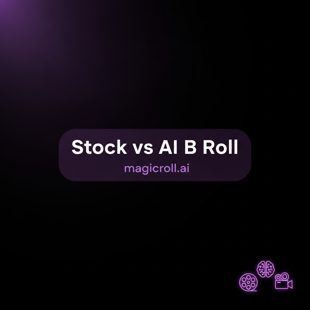 Stock Footage vs AI Generated B Roll: Which Should You Actually Use?